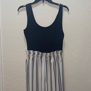 Black and white paint suit